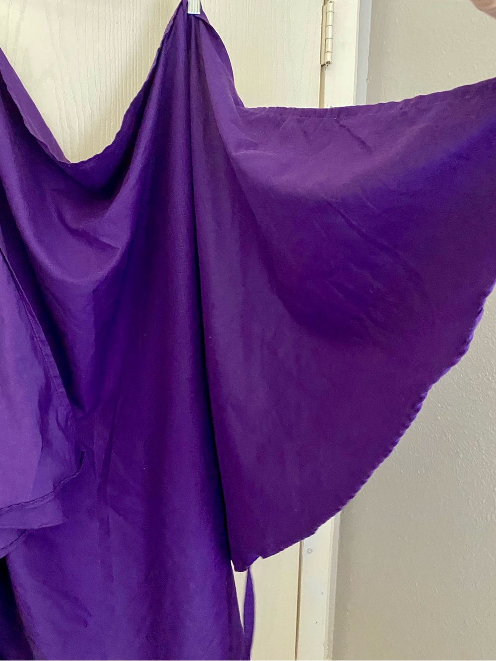 Women's Purple Circle Skirt - Flared Skater Style